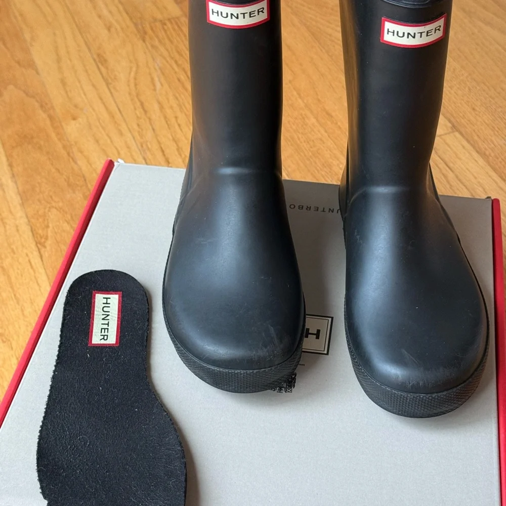 Hunter Kids First Classic Black Waterproof Boots - Picture 7 of 7